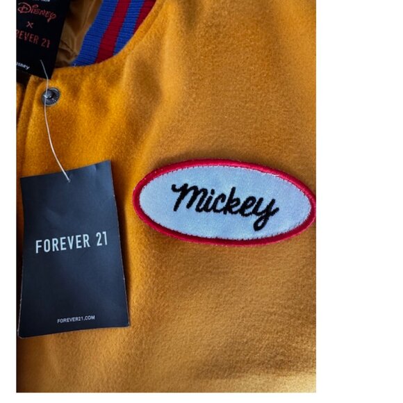 Disney X Forever 21 1 Anniversary Mickey Mouse Varsity Jacket - Picture 8 of 12